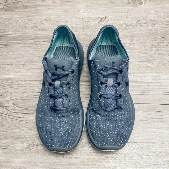 UNDER ARMOUR  Women’s Speedform Slingride 1.1 Road Running Shoe Apollo Grey/Blue - Picture 8 of 11